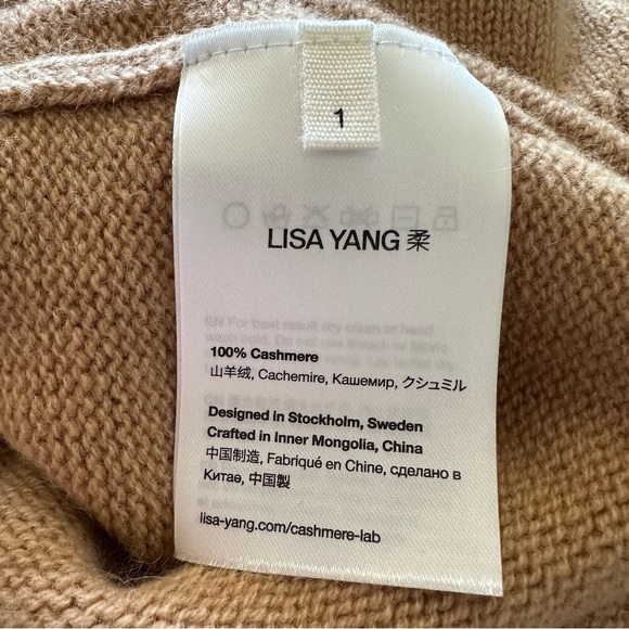 New Lisa Yang 100% Cashmere The Sandy Sweater S-M - Picture 10 of 10